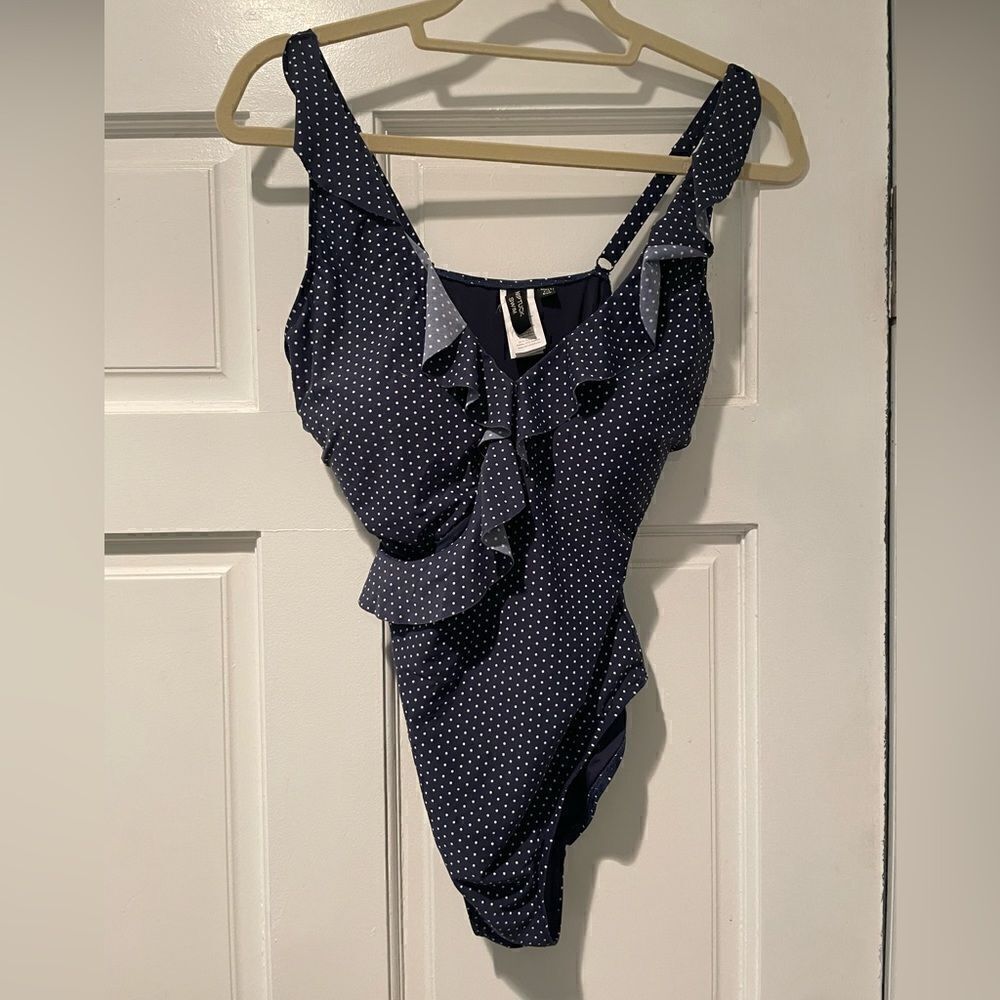 NIPTUCK Swim Navy One Piece Size 8